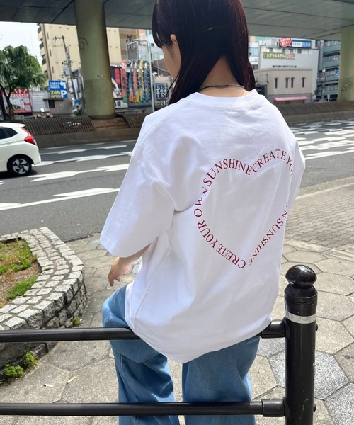 almo(アルモ)の「ハートバックプリントTシャツ(se)(Tシャツ/カットソー・レディース・レッド/グリーン/ブラック・FREE)」の18枚目の写真