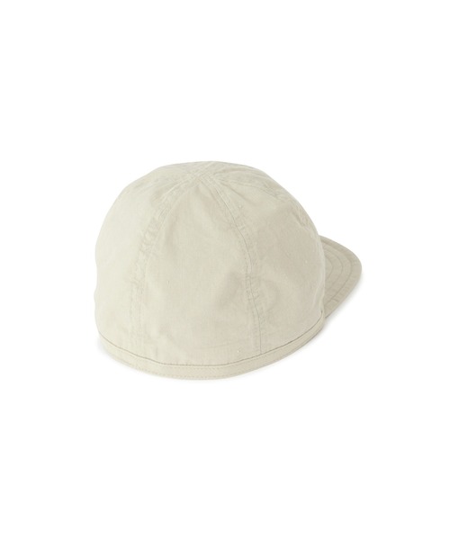 MHL.（エムエイチエル）の「UTILITY COTTON TWILL（キャップ・レディース・ライトベージュ/オレンジ・FREE）」の4枚目の写真