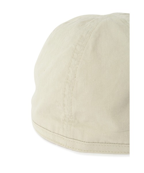 MHL.（エムエイチエル）の「UTILITY COTTON TWILL（キャップ・レディース・ライトベージュ/オレンジ・FREE）」の3枚目の写真