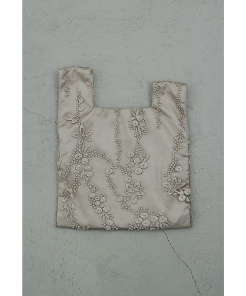niana（ニアナ）の「刺繍レースワンハンドルバッグ パーティーバッグ 結婚式 二次会 お呼ばれ フォーマル オケージョン（ハンドバッグ・レディース・シルバー/ベージュ/モカ/ネイビー・FREE）」の11枚目の写真