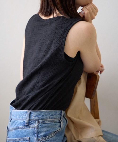 フライス/ジャガードタンクトップ[LAA5-21R801]｜URBAN RESEARCH