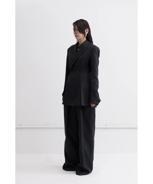 TARO HORIUCHI(タロウ ホリウチ)の「Double Front Vent Jacket(テーラードジャケット・レディース・ネイビー系・0)」の3枚目の写真