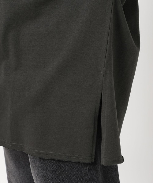 LEPSIM(レプシィム)の「ネックスリットチュニック 114441(Tシャツ/カットソー・レディース・グレー/ブルー/オレンジ/アイボリー・FREE)」の16枚目の写真