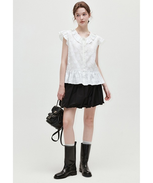 Cen. キモノジャガードブラウス2024SS