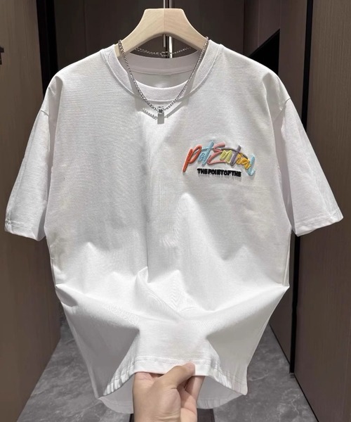FUNALIVE(ファンアライブ)の「バックペイント発砲アーチロゴフロントロゴ刺繍BIG SS/T(Tシャツ/カットソー・メンズ・ベージュ/ホワイト/ブラック・L/M)」の4枚目の写真