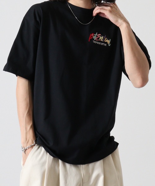 FUNALIVE(ファンアライブ)の「バックペイント発砲アーチロゴフロントロゴ刺繍BIG SS/T(Tシャツ/カットソー・メンズ・ベージュ/ホワイト/ブラック・L/M)」の15枚目の写真