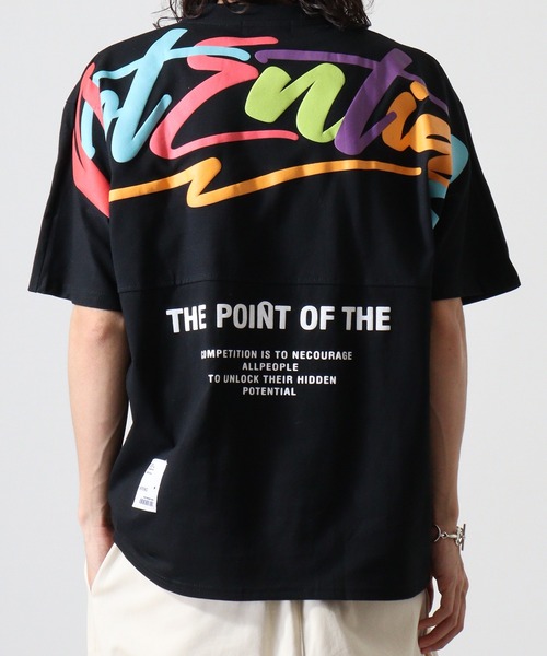 FUNALIVE(ファンアライブ)の「バックペイント発砲アーチロゴフロントロゴ刺繍BIG SS/T(Tシャツ/カットソー・メンズ・ベージュ/ホワイト/ブラック・L/M)」の18枚目の写真