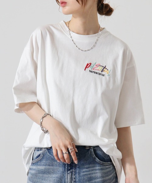 FUNALIVE(ファンアライブ)の「バックペイント発砲アーチロゴフロントロゴ刺繍BIG SS/T(Tシャツ/カットソー・メンズ・ベージュ/ホワイト/ブラック・L/M)」の11枚目の写真