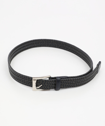 MEN'S MELROSE | ツートンレザーゴムメッシュベルト(ベルト)