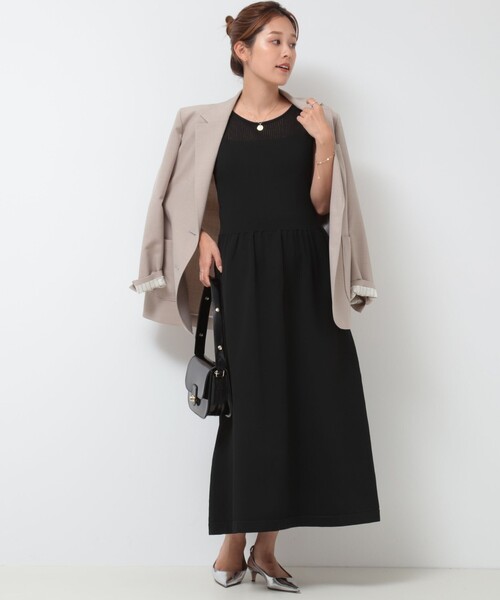 NOLLEY’S Sophi（ノーリーズソフィ）の「ウォッシャブルトロオーバージャケット（テーラードジャケット・レディース・ベージュ/ネイビー・38/36/34）」の21枚目の写真