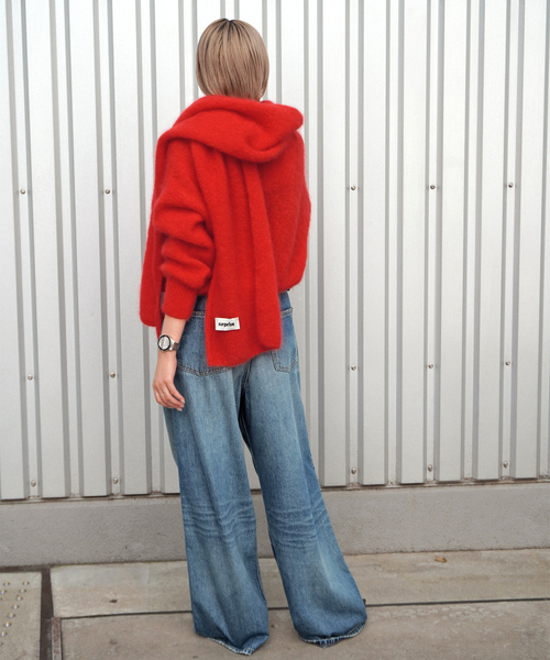 AP STUDIO(エーピーストゥディオ)の「【HAIKURE/ハイクル】CANDY BLUE ASIAN FIT(デニムパンツ・レディース・ブルー・27/26/25/24)」の5枚目の写真