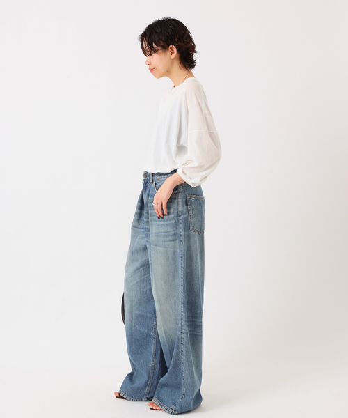 AP STUDIO(エーピーストゥディオ)の「【HAIKURE/ハイクル】CANDY BLUE ASIAN FIT(デニムパンツ・レディース・ブルー・27/26/25/24)」の14枚目の写真