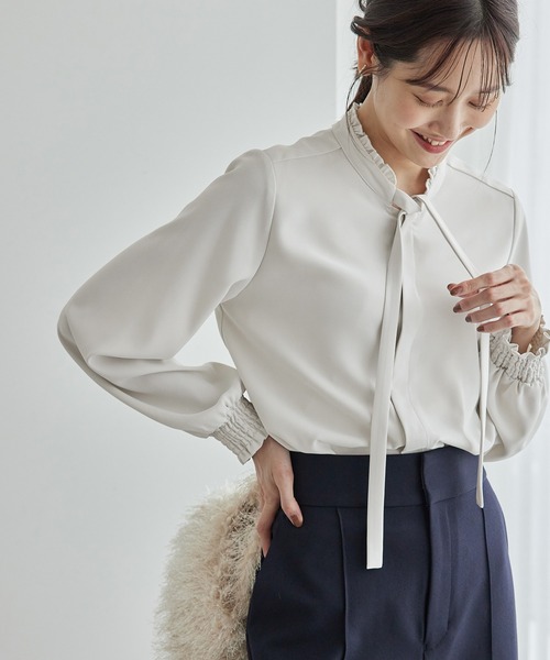 ROPE' PICNIC（ロペピクニック）の「フリルバンドカラーリボンタイ