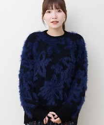ヤクタッチフェザーニットプルオーバー