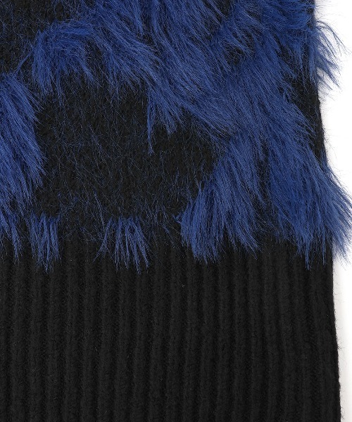 チチカカ（チチカカ）の「ヤクタッチフェザーニットプルオーバー（ニット/セーター・レディース・ブラック/パープル/アイボリー・FREE）」の11枚目の写真