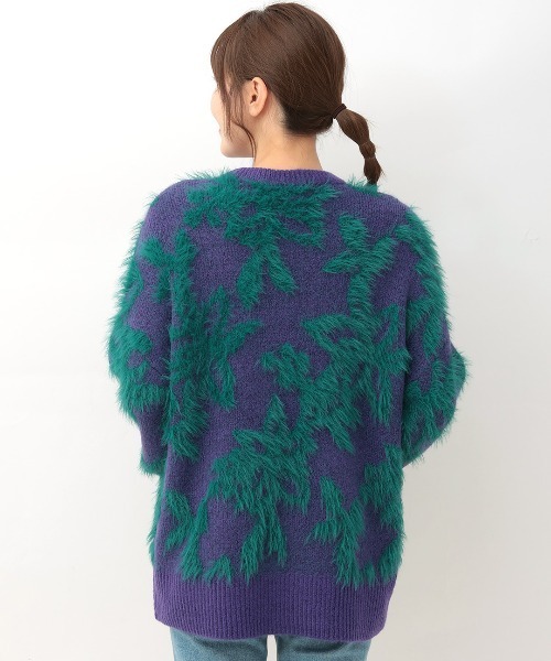 チチカカ（チチカカ）の「ヤクタッチフェザーニットプルオーバー（ニット/セーター・レディース・ブラック/パープル/アイボリー・FREE）」の22枚目の写真