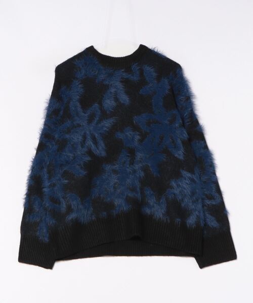 チチカカ（チチカカ）の「ヤクタッチフェザーニットプルオーバー（ニット/セーター・レディース・ブラック/パープル/アイボリー・FREE）」の21枚目の写真