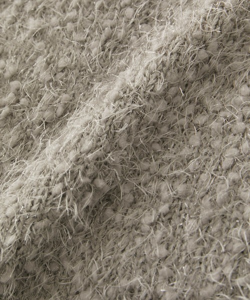 VIS(ビス)の「【前後2WAY】ポンポンシャギーニットビスチェ(キャミソール・レディース・キナリ/ブラック/グレー・FREE)」の14枚目の写真