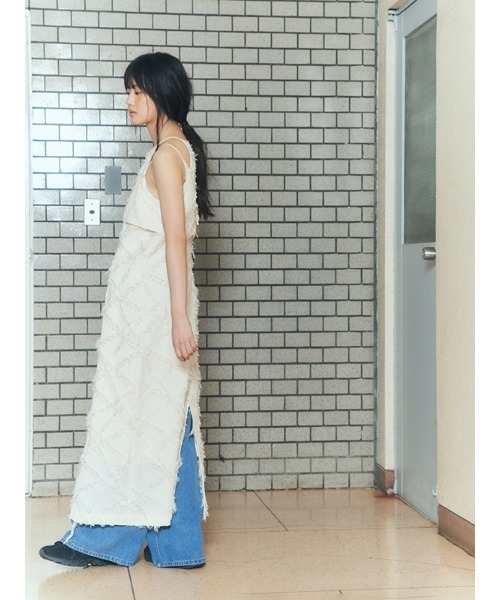 CHAROL（シャロル）の「ジャガードアメスリワンピース（ワンピース・レディース・ブラック/アイボリー・FREE）」の10枚目の写真