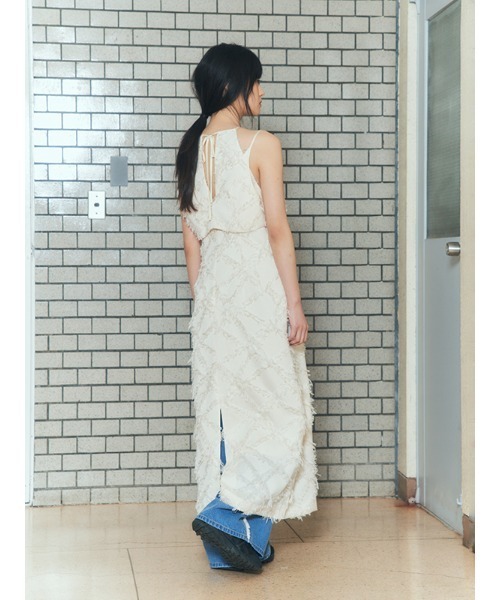 CHAROL（シャロル）の「ジャガードアメスリワンピース（ワンピース・レディース・ブラック/アイボリー・FREE）」の11枚目の写真