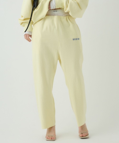 Chaos（カオス）の「Chaos(カオス)/【新色追加】◆WHY NOT NOW◆ウェルスエットパンツ（スウェットパンツ・レディース・アイボリー/ネイビー/ホワイト/イエロー/ネイビー系9/グレー・FREE）」の22枚目の写真