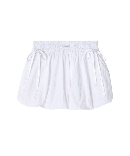 CRANK(クランク)の「SHIRRING BALLOON SKIRT(スカート・レディース・ライトピンク/ブラック/ホワイト・FREE)」の12枚目の写真