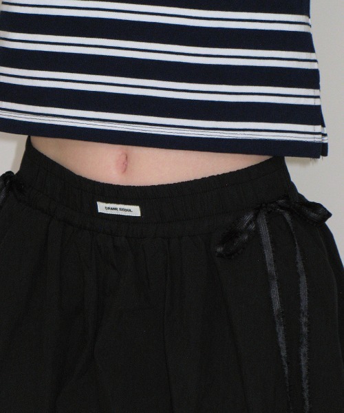 CRANK(クランク)の「SHIRRING BALLOON SKIRT(スカート・レディース・ライトピンク/ブラック/ホワイト・FREE)」の19枚目の写真