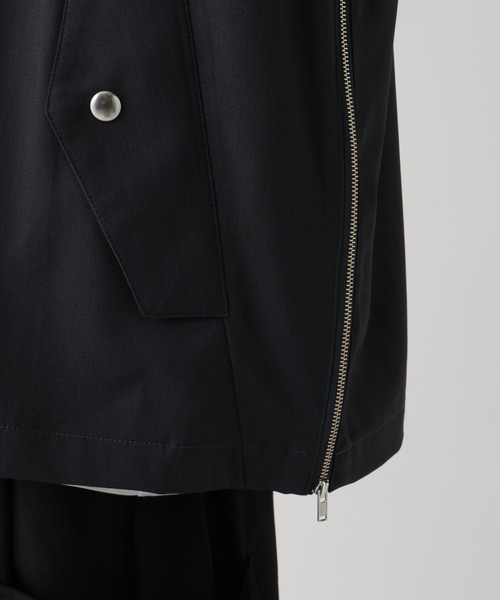 HARE（ハレ）の「ZIPスリットシャツフーディー(HARE)（シャツ/ブラウス・メンズ・グレー/ブラック・FREE）」の19枚目の写真