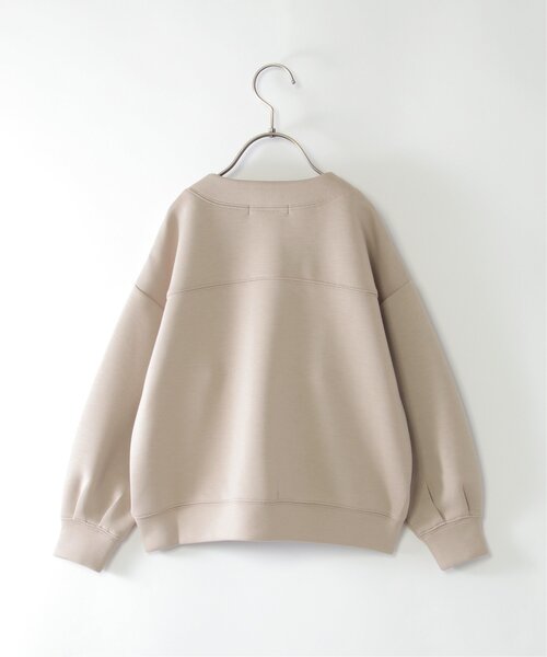 ikka（イッカ）の「【洗濯機で洗える／親子コーデ】GOKU楽ダンボールカーディガン（120~160cm）（カーディガン/ボレロ・キッズ・ベージュ/ブラック・120/130/140/150/160）」の9枚目の写真