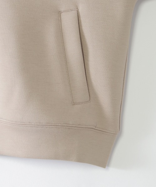 ikka（イッカ）の「【洗濯機で洗える／親子コーデ】GOKU楽ダンボールカーディガン（120~160cm）（カーディガン/ボレロ・キッズ・ベージュ/ブラック・120/130/140/150/160）」の12枚目の写真