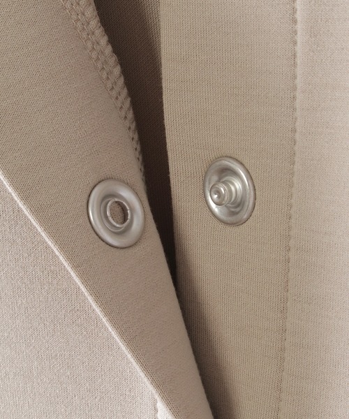 ikka（イッカ）の「【洗濯機で洗える／親子コーデ】GOKU楽ダンボールカーディガン（120~160cm）（カーディガン/ボレロ・キッズ・ベージュ/ブラック・120/130/140/150/160）」の13枚目の写真