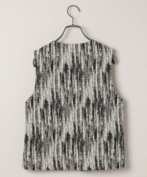 JEANASIS（ジーナシス）の「アソートマテリアルレトロジレ/146874（ベスト・レディース・ブラック系その他/ブラウン/ブラック・FREE）」の15枚目の写真