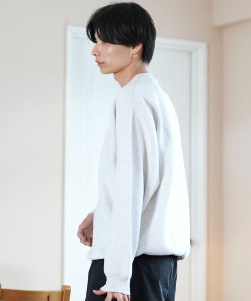 【セール】【ムラサキスポーツ限定】THRASHER/スラッシャー トレーナー クルーネックスウェット ワンポイントロゴ ビッグシルエット 裏起毛 243TH1TR004（スウェット）｜THRASHER（スラッシャー）