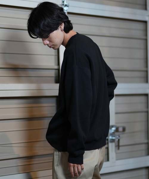 【セール】【ムラサキスポーツ限定】THRASHER/スラッシャー トレーナー クルーネックスウェット ワンポイントロゴ ビッグシルエット 裏起毛 243TH1TR004（スウェット）｜THRASHER（スラッシャー）