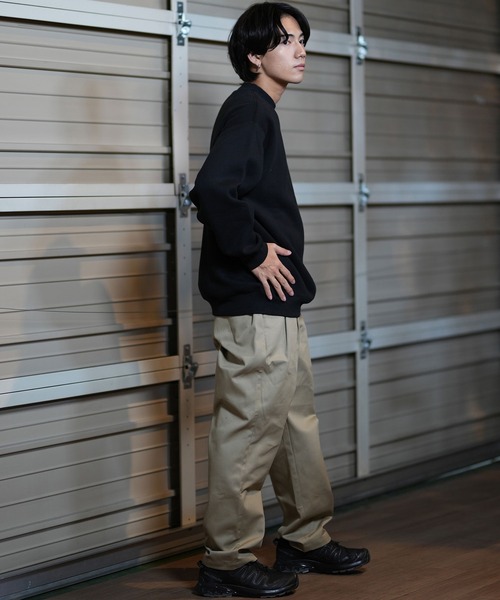 【セール】【ムラサキスポーツ限定】THRASHER/スラッシャー トレーナー クルーネックスウェット ワンポイントロゴ ビッグシルエット 裏起毛 243TH1TR004（スウェット）｜THRASHER（スラッシャー）