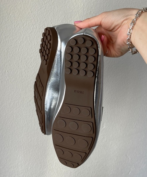 wee9s（ウィークス）の「PARTY loafers / パーティーローファー（ローファー・レディース・シルバー・23cm/23.5cm/24cm/24.5cm/25cm/25.5cm/26cm）」の14枚目の写真