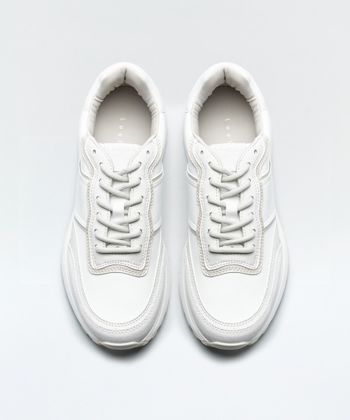 Lucida（ルシーダ）の「Asterism/バイカラー厚底スニーカー（スニーカー・レディース・ブラウン系その他/ブラック/アイボリー/グリーン系その他・38/37/36/35/40/39）」の21枚目の写真