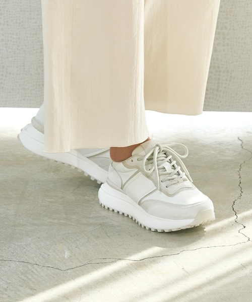 Lucida（ルシーダ）の「Asterism/バイカラー厚底スニーカー（スニーカー・レディース・ブラウン系その他/ブラック/アイボリー/グリーン系その他・38/37/36/35/40/39）」の6枚目の写真