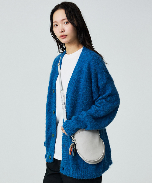 ABAHOUSE（アバハウス）の「【 cheek/チーク】C23005 egg pouch shoulder/ショルダーポーチ/ユニセックス（ショルダーバッグ・メンズ・グリーン/ブルー/ブラック/アイボリー・フリー）」の10枚目の写真