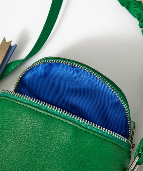 ABAHOUSE（アバハウス）の「【 cheek/チーク】C23005 egg pouch shoulder/ショルダーポーチ/ユニセックス（ショルダーバッグ・メンズ・グリーン/ブルー/ブラック/アイボリー・フリー）」の11枚目の写真