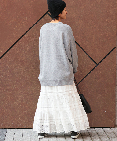 追加》別注【LOGAN Knitting Mills】*RELUMEジャカードニットプル