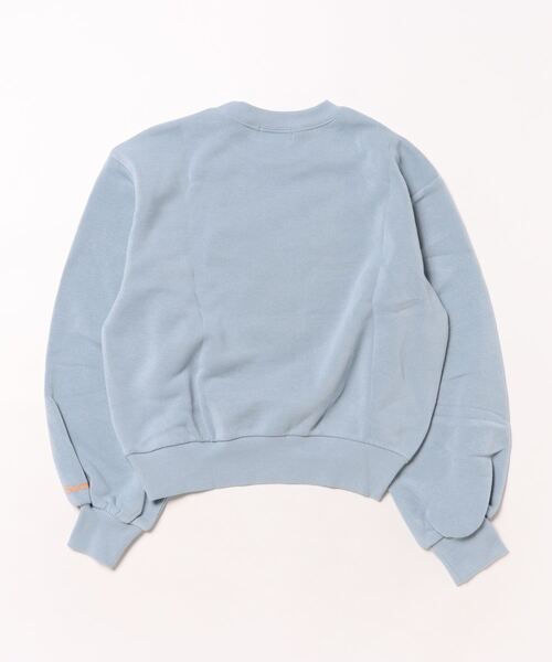 RiCO SUCRE（リコシュクレ）の「RiCO SUCRE/リコシュクレ　フラワープリントプルオーバー（スウェット・キッズ・サックスブルー/アイボリー/杢グレー・160/150/140/130）」の4枚目の写真