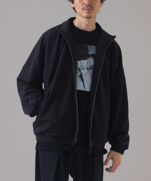 EDIFICE(エディフィス)の「ダブルニット トレーニングブルゾン(その他トップス・メンズ・ブラック/グリーン系その他・MEDIUM/LARGE)」の3枚目の写真