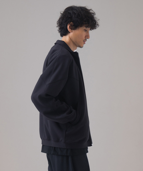 EDIFICE(エディフィス)の「ダブルニット トレーニングブルゾン(その他トップス・メンズ・ブラック/グリーン系その他・MEDIUM/LARGE)」の9枚目の写真