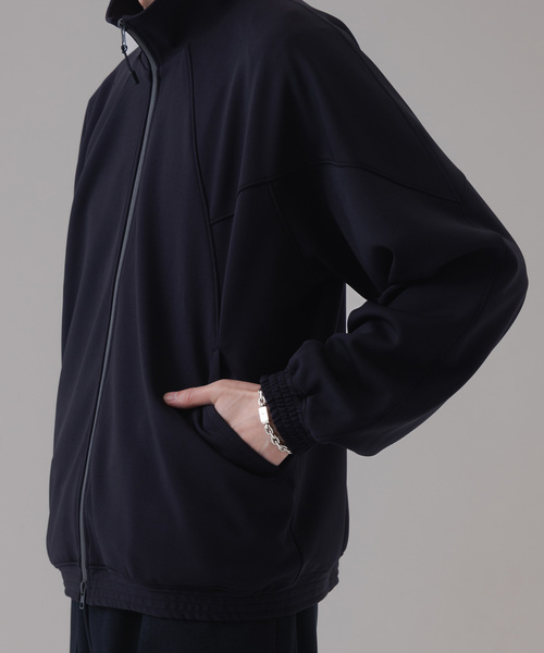 EDIFICE(エディフィス)の「ダブルニット トレーニングブルゾン(その他トップス・メンズ・ブラック/グリーン系その他・MEDIUM/LARGE)」の10枚目の写真