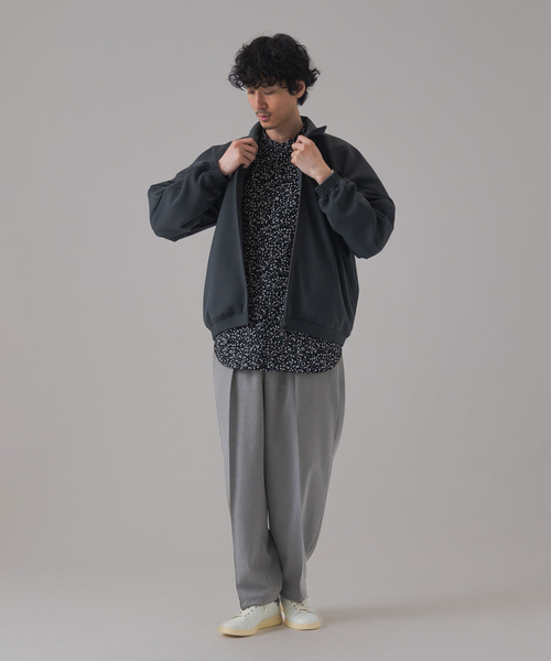 EDIFICE(エディフィス)の「ダブルニット トレーニングブルゾン(その他トップス・メンズ・ブラック/グリーン系その他・MEDIUM/LARGE)」の12枚目の写真