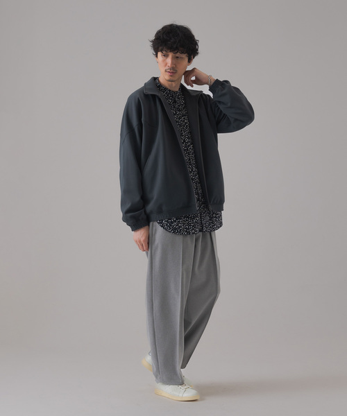 EDIFICE(エディフィス)の「ダブルニット トレーニングブルゾン(その他トップス・メンズ・ブラック/グリーン系その他・MEDIUM/LARGE)」の13枚目の写真