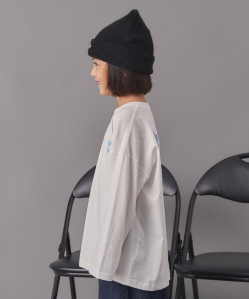 Auntie Rosa(アンティローザ)の「ROLLING SHINE プリントロンTEE(Tシャツ/カットソー・キッズ・ミント/オフホワイト/ブラック・130/140/150/160)」の19枚目の写真