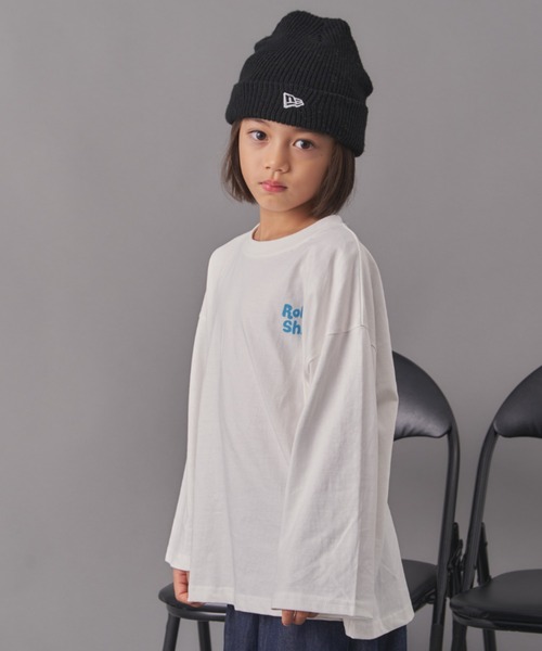 Auntie Rosa(アンティローザ)の「ROLLING SHINE プリントロンTEE(Tシャツ/カットソー・キッズ・ミント/オフホワイト/ブラック・130/140/150/160)」の18枚目の写真