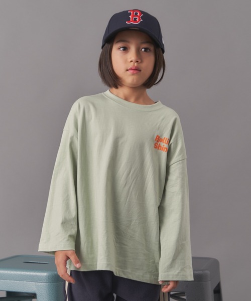 Auntie Rosa(アンティローザ)の「ROLLING SHINE プリントロンTEE(Tシャツ/カットソー・キッズ・ミント/オフホワイト/ブラック・130/140/150/160)」の10枚目の写真